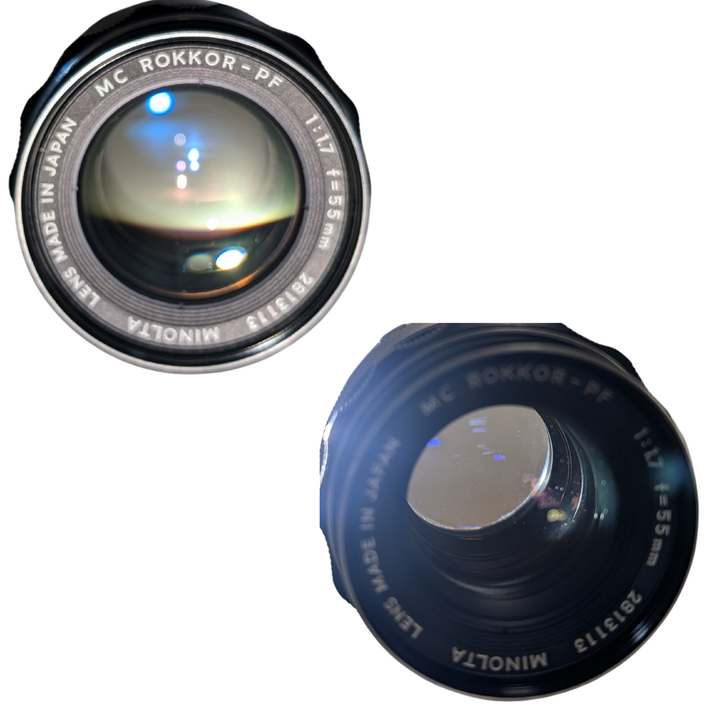 Minolta MC Rokkor - PF 55mm F/1.7 (MC Mount) - Japan-Old-Lens.com