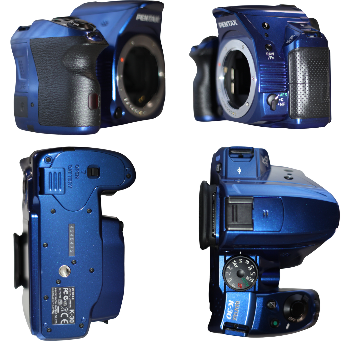 DSLR Camera : Pentax K-30 Crystal Blue