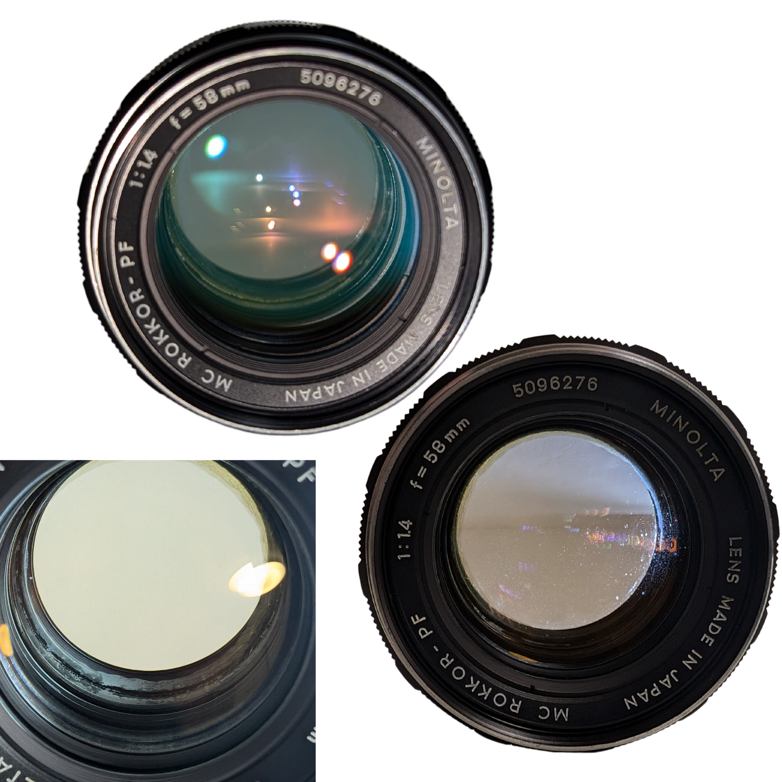 Minolta MC Rokkor - PF 58mm F/1.4 (MC Mount) - Japan-Old-Lens.com